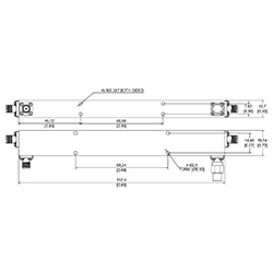 HS-20dB 50W Directional Coupler with SMAF (0.3-8G)